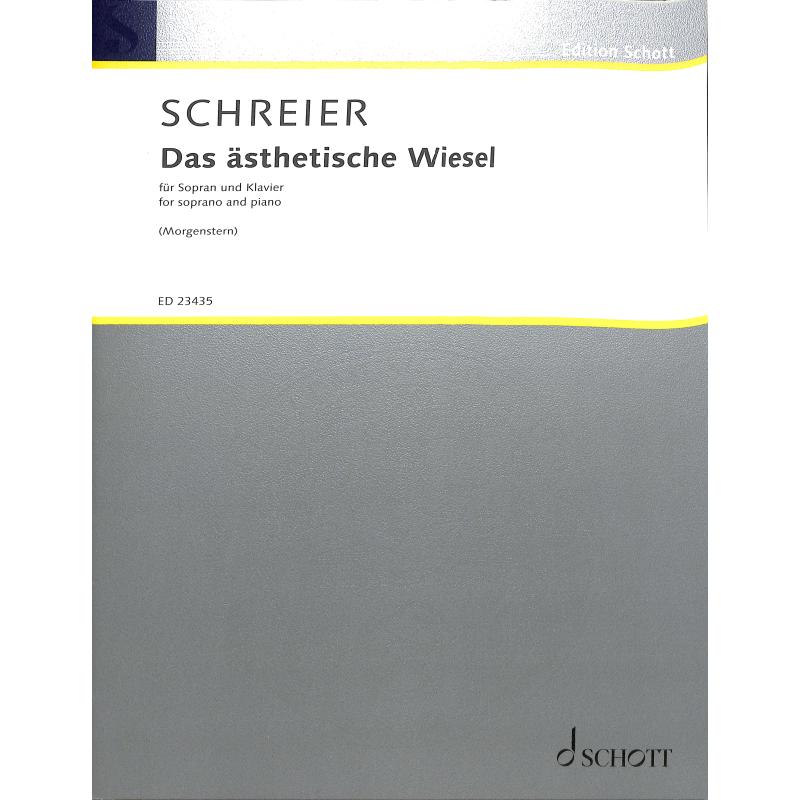 Titelbild für ED 23435 - Das ästhetische Wiesel (nach Christian Morgenstern)