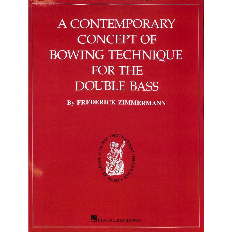Titelbild für HL 123248 - A contemporary concept of bowing