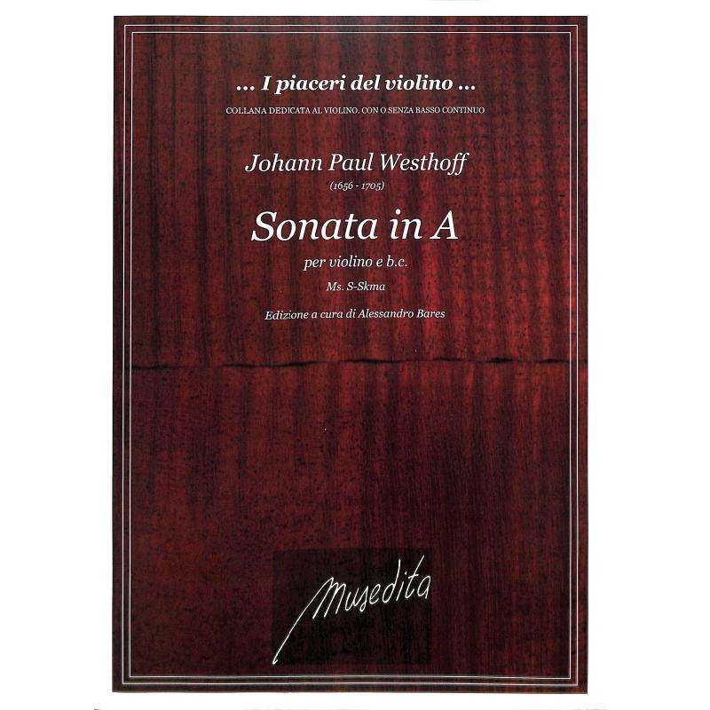 Titelbild für MUSEDITA -WE1VL - Sonata in A