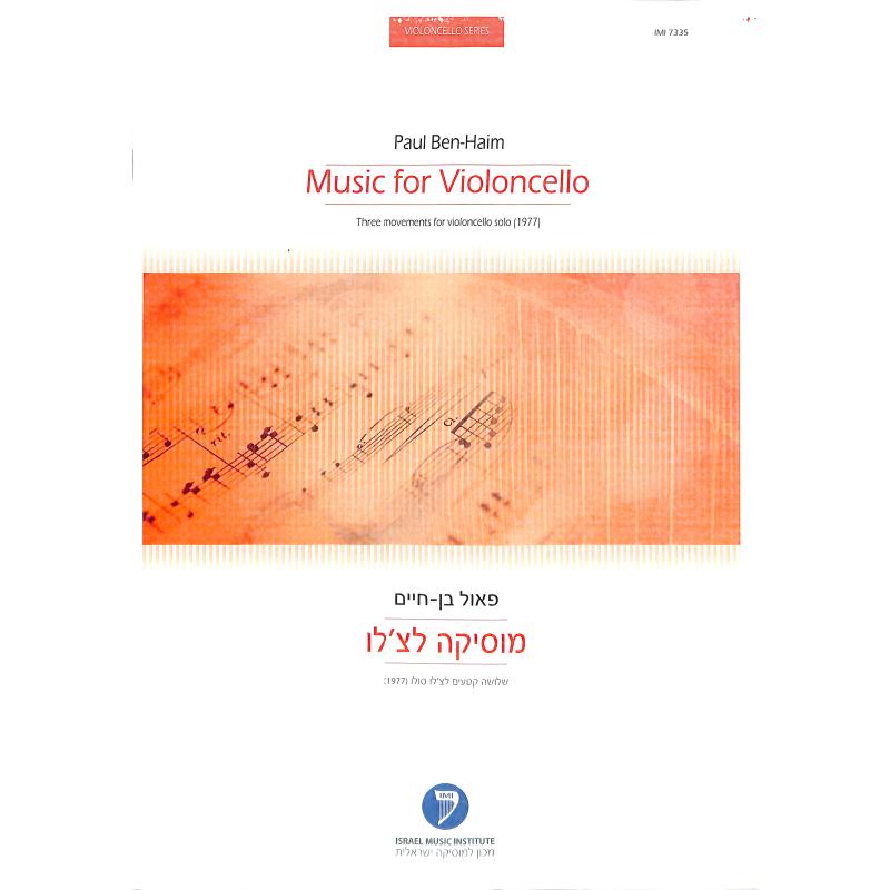 Titelbild für IMI 7335 - Music for violoncello