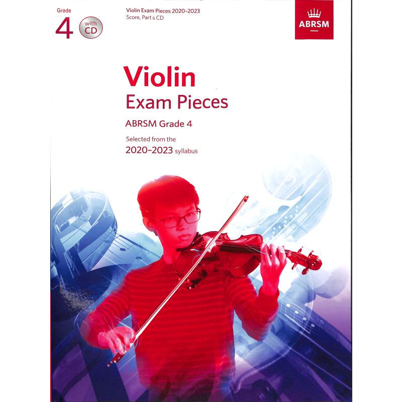 Titelbild für 978-1-78601-255-5 - Violin exam pieces 4 - 2020-2023