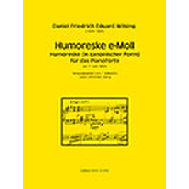 Titelbild für DOHR 20348 - Humoreske e-moll op 11