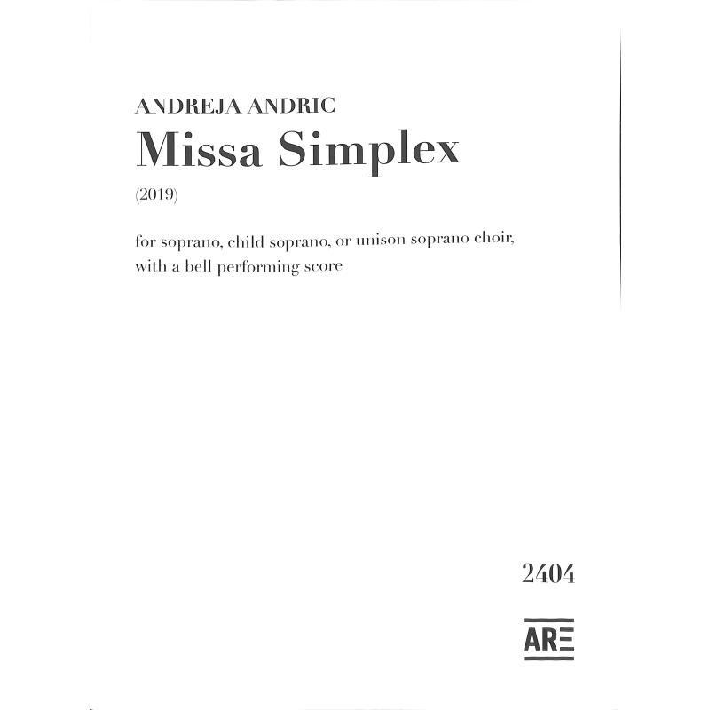 Titelbild für ARE 2404 - Missa simplex