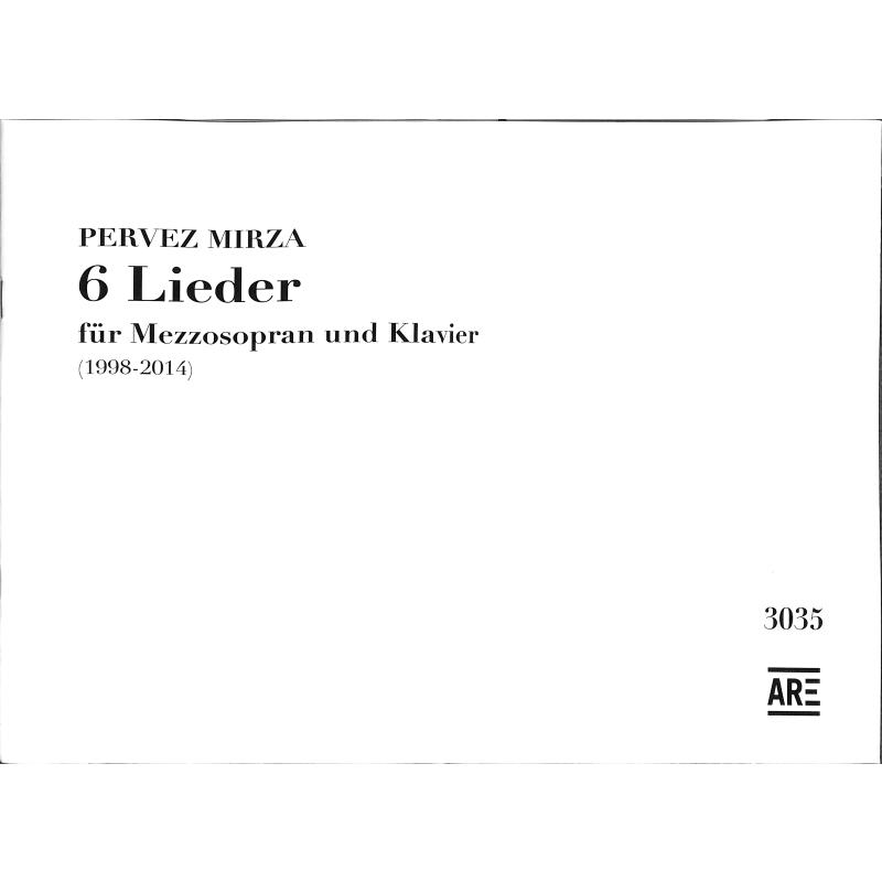 Titelbild für ARE 3035 - 6 Lieder
