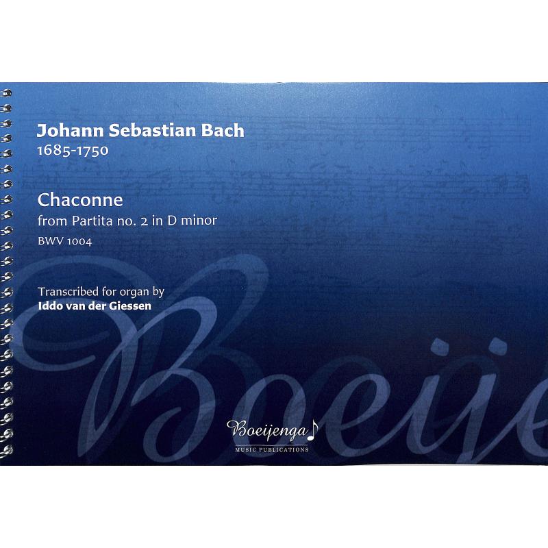 Titelbild für BOEIJENGA 3050 - Chaconne (Partita 2 d-moll BWV 1004)