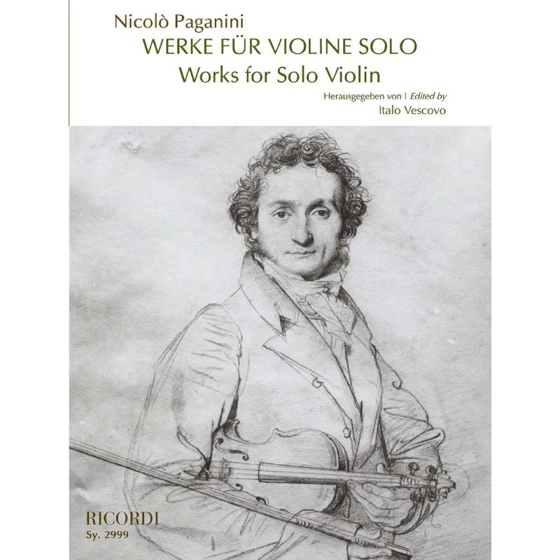 Titelbild für SY 2999 - Werke für Violine solo