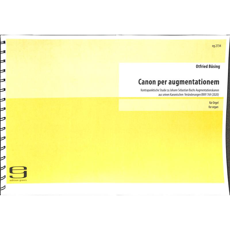 Titelbild für EG 2734 - Canon per augmentationem