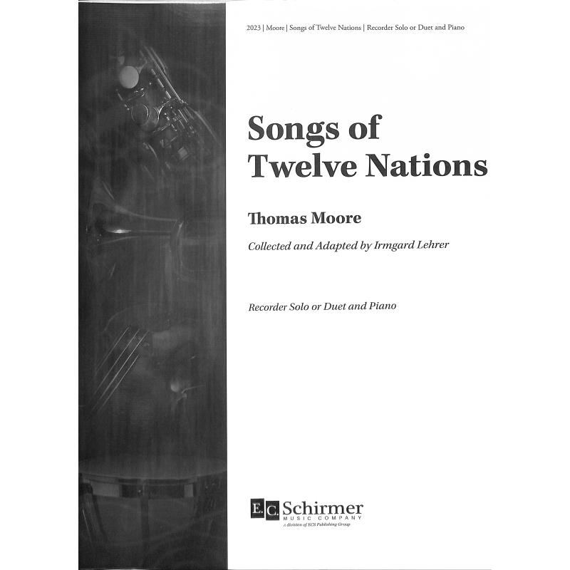 Titelbild für ECSCHIRMER 2023 - Songs of Twelve Nations