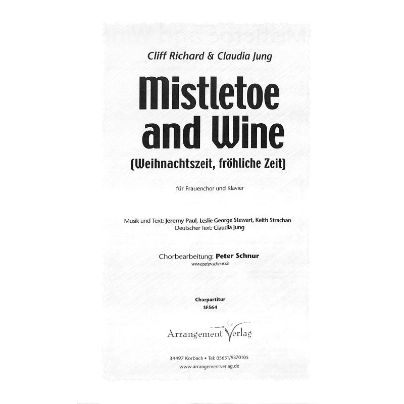 Titelbild für ARRANG -SF564 - Mistletoe and wine