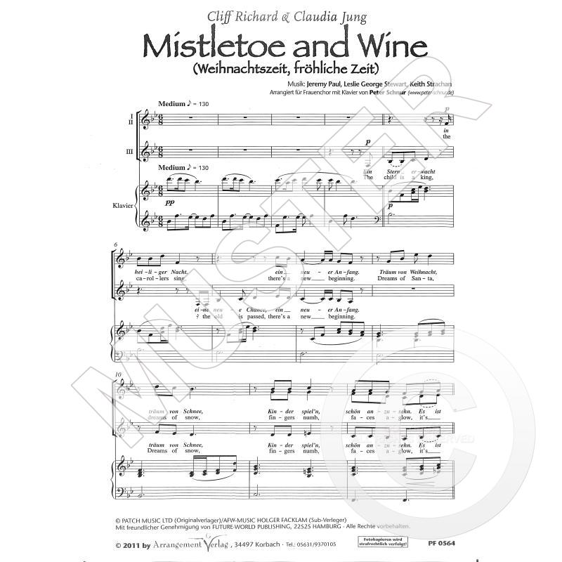 Titelbild für ARRANG -PF564 - Mistletoe and wine
