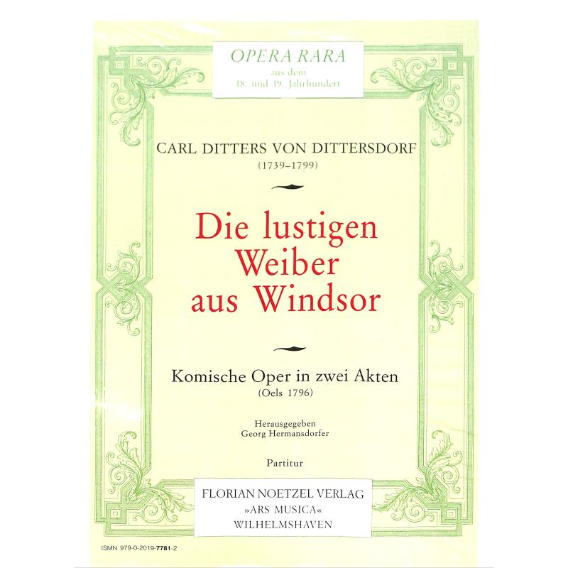 Titelbild für NB 7781 - Die lustigen Weiber von Windsor
