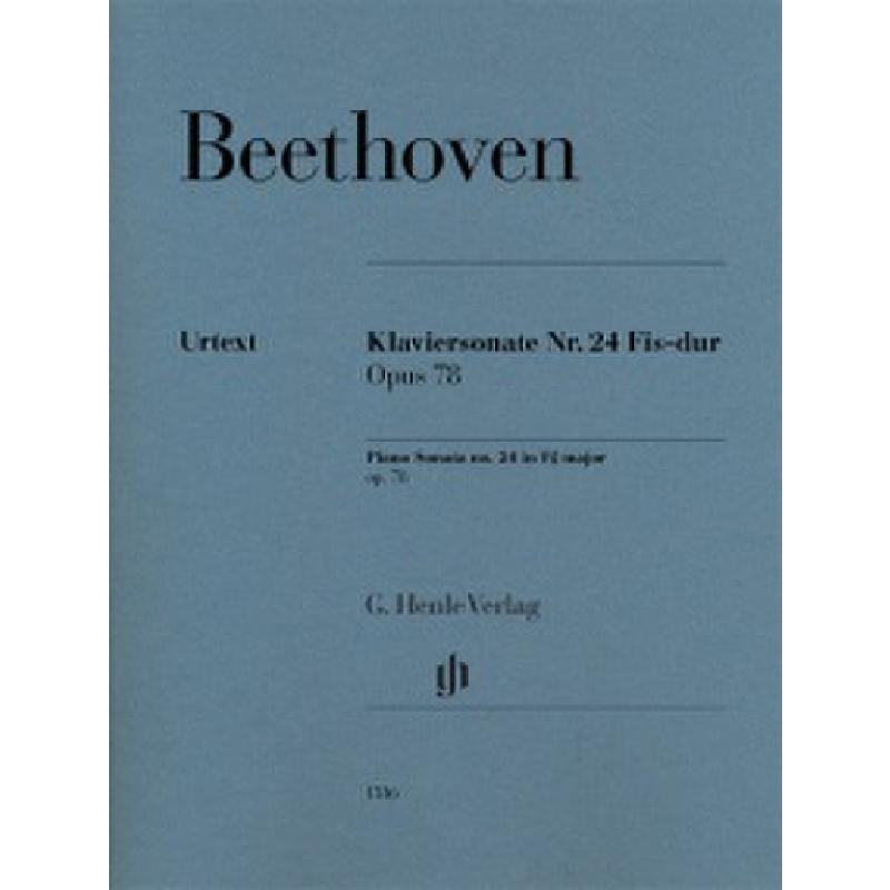 Titelbild für HN 1516 - Sonate 24 Fis-Dur op 78