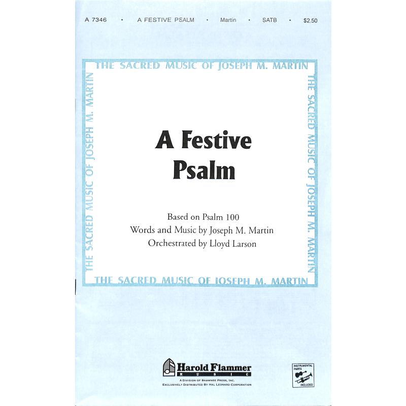 Titelbild für HL 35006649 - A festive psalm