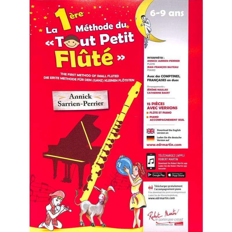 Titelbild für MARTIN 5404 - La premiere methode du tout petit flute