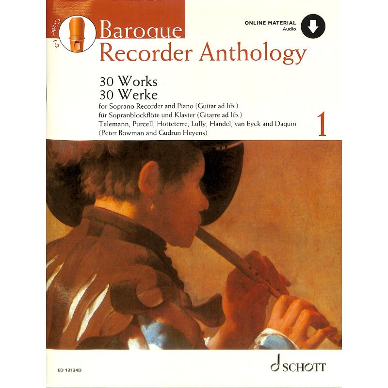 Titelbild für ED 13134D - Baroque recorder anthology 1