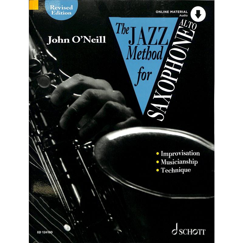 Titelbild für ED 12410D - Jazz method for Alto Sax