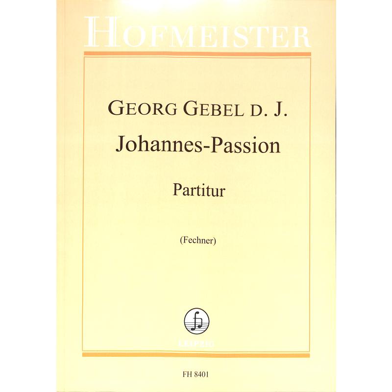 Titelbild für FH 8401 - Johannes Passion