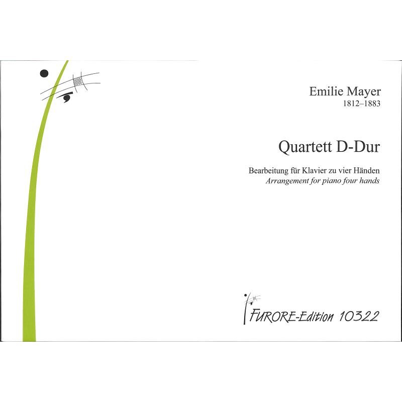 Titelbild für FUE 10322 - Quartett D-Dur