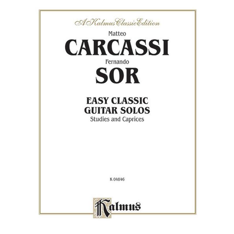 Titelbild für KALMUS 04846 - Easy classic guitar solos
