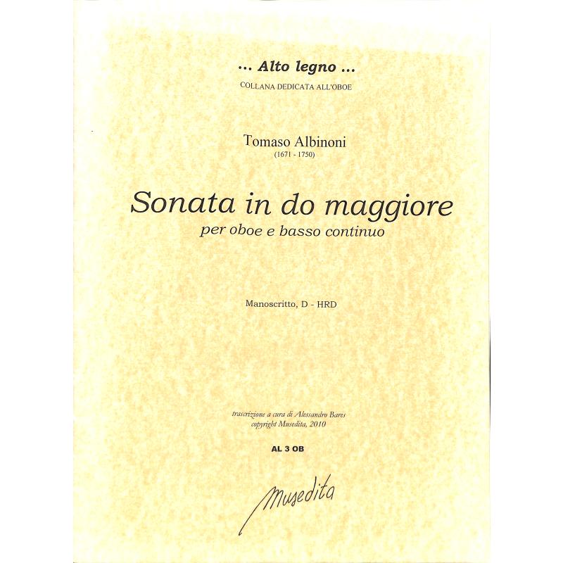 Titelbild für MUSEDITA -AL-3-OB - Sonate C-Dur