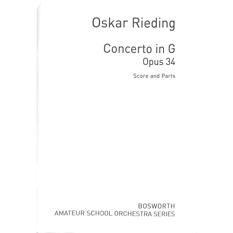 Titelbild für BOE -ASO1094 - Concerto G-Dur op 34