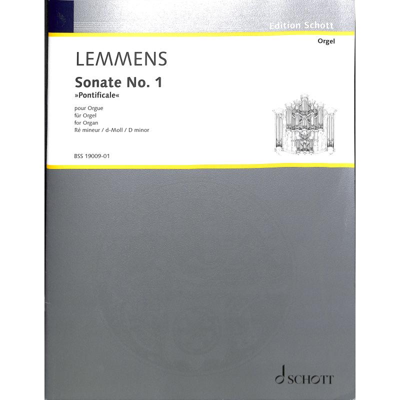 Titelbild für BSS 19009-01 - Sonate 1 d-moll | Pontificale