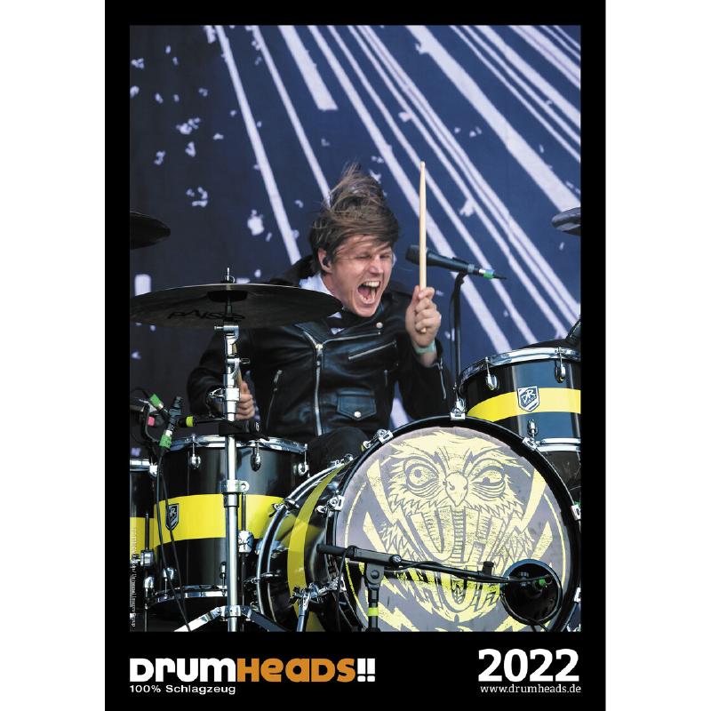 Titelbild für 978-3-95512-228-7 - Drum Heads Kalender 2022