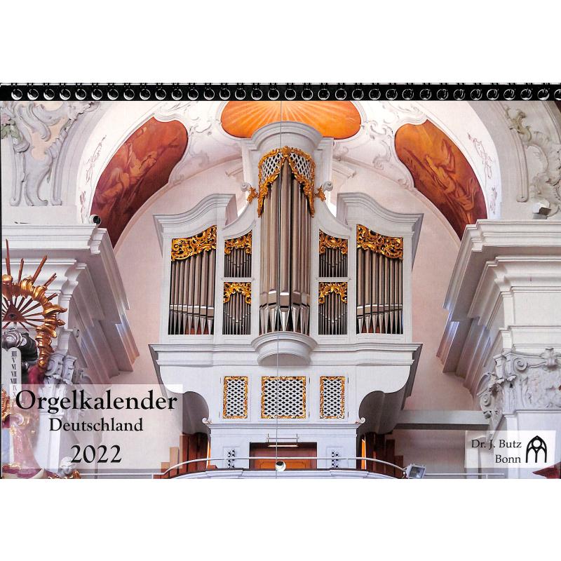 Titelbild für 978-3-928412-88-9 - Orgelkalender Deutschland 2022