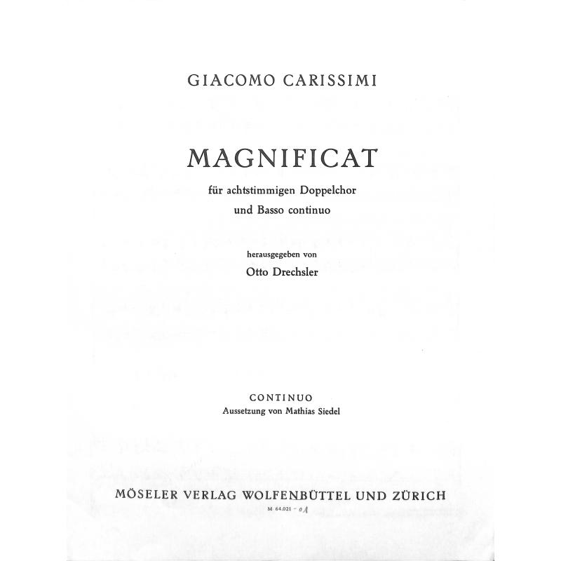 Titelbild für M 64021-01 - Magnificat