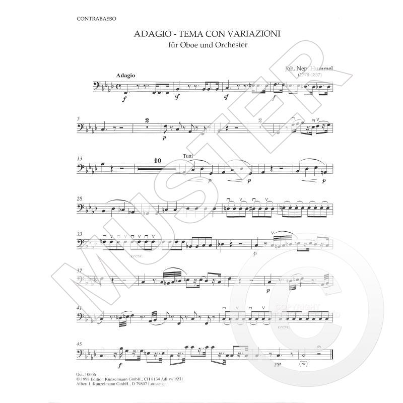 Titelbild für OCT 10006-KB - Adagio Thema con Variazioni op 102