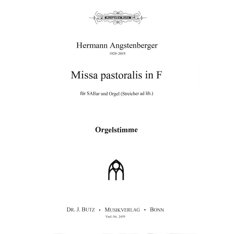 Titelbild für BUTZ 2459-ORG - Missa Pastoralis F-Dur