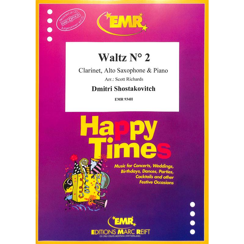 Titelbild für EMR 934H - Second Waltz (Walzer 2) aus Suite 2 für Jazz Orchester