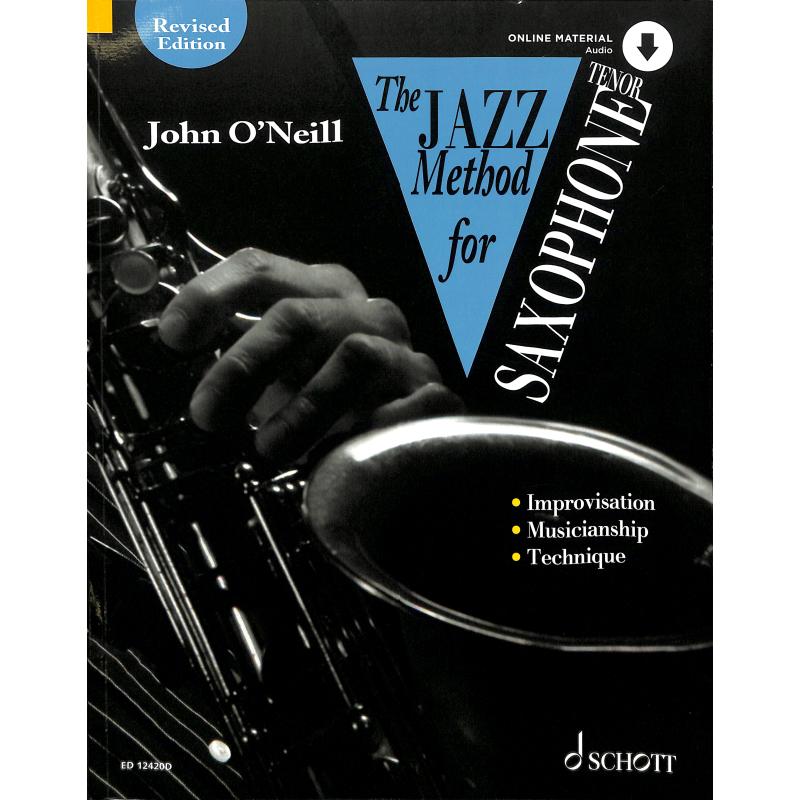 Titelbild für ED 12420D - Jazz method for tenorsax