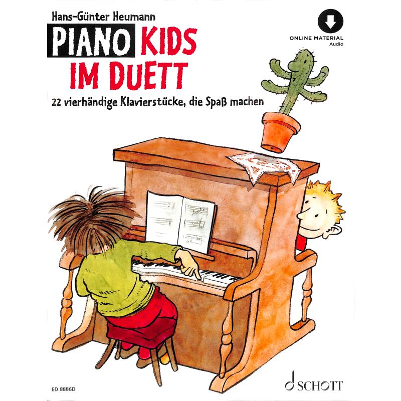 Titelbild für ED 8886D - Piano Kids im Duett | 22 vierhändige Klavierstücke die Spass machen
