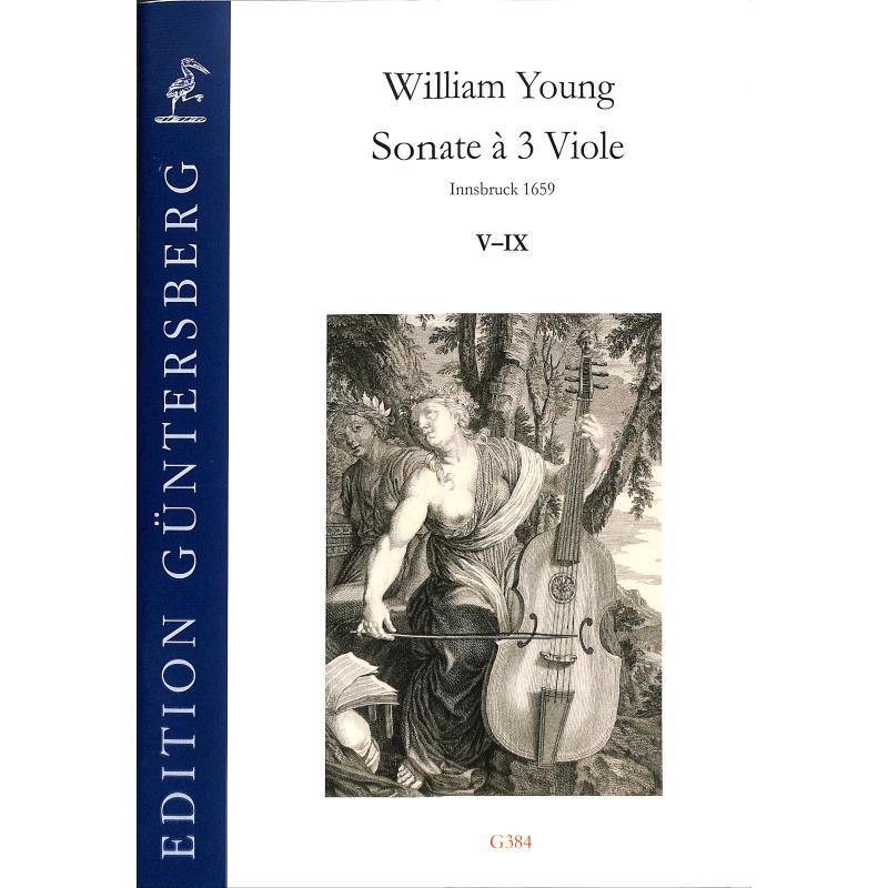 Titelbild für GUENTER -G384 - Sonate a 3 Viole 5-9