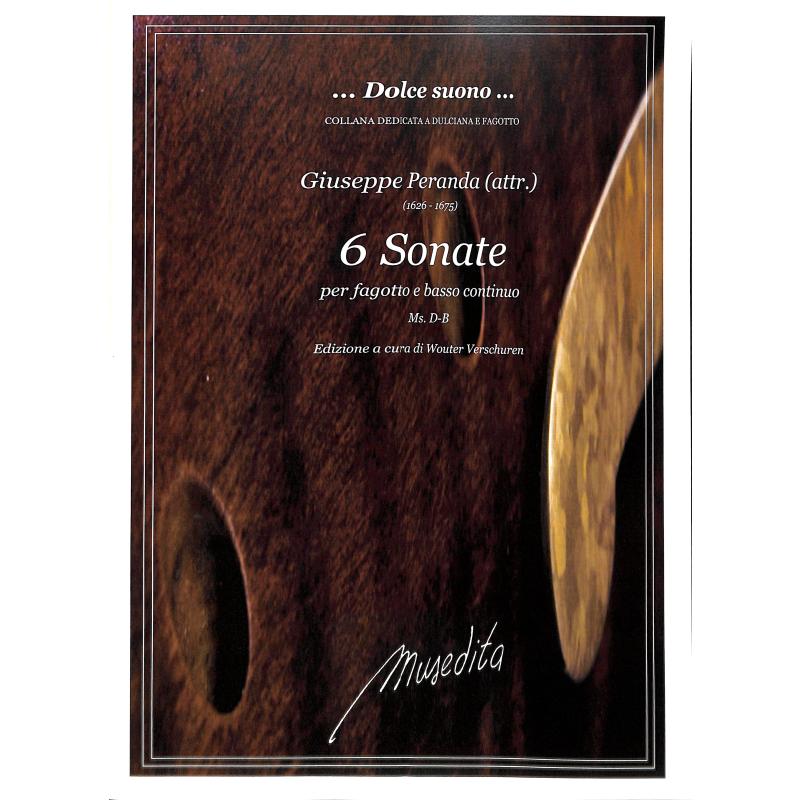 Titelbild für MUSEDITA -PE306 - 6 Sonaten