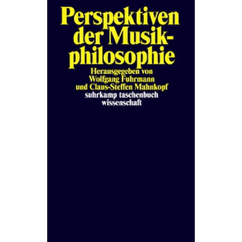 Titelbild für 978-3-518-29961-6 - Perspektiven der Musikphilosophie