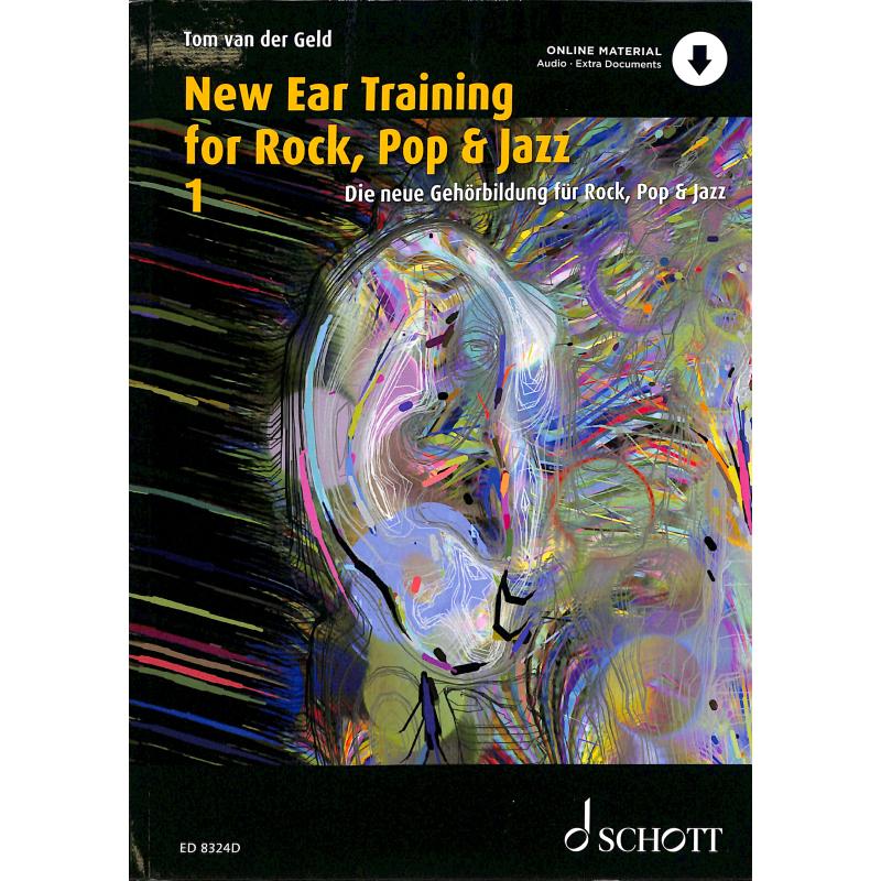 Titelbild für ED 8324D - Die neue Gehörbildung für Rock Pop + Jazz 1 | Ear Training - vollständiger Lehrgang