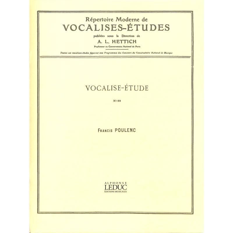 Titelbild für AL 17500 - Vocalise Etude