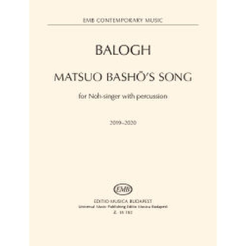 Titelbild für EMB 15152 - Matsuo basho's song