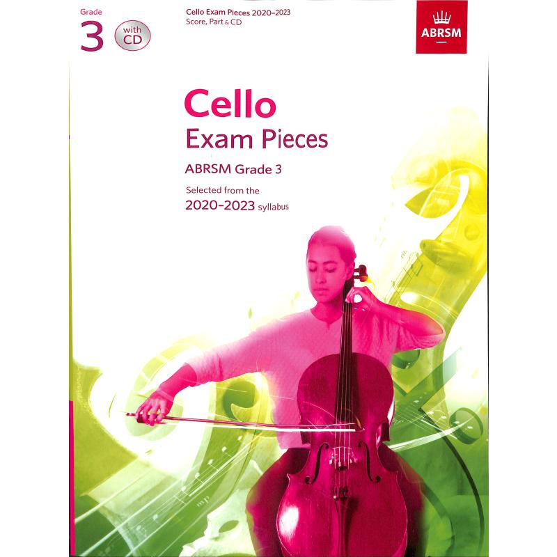 Titelbild für 978-1-78601-235-7 - Cello Exam Pieces 3 - 2020-2023