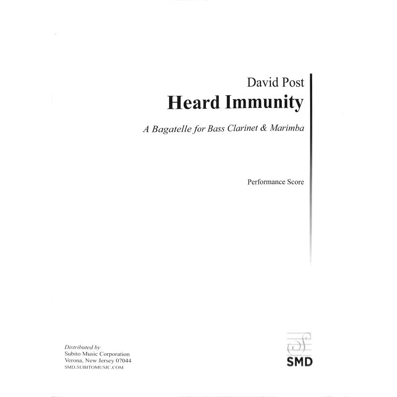 Titelbild für SUBITO 28190030 - Heard immunity