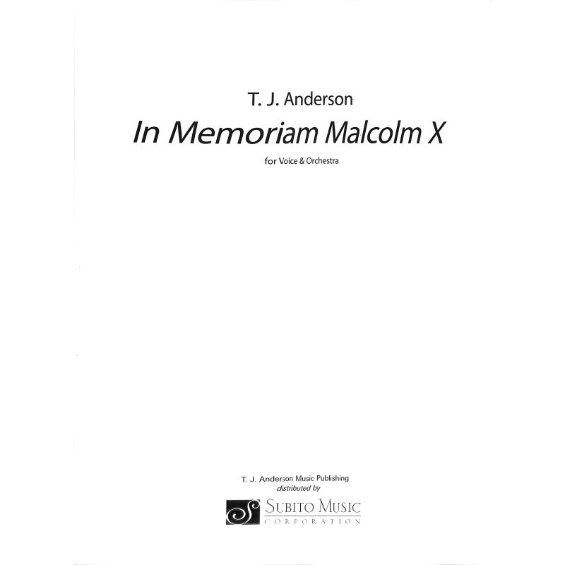 Titelbild für SUBITO 36100320 - In memoriam Malcolm X