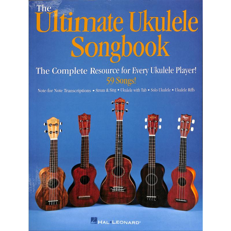Titelbild für HL 123089 - The ultimate ukulele songbook