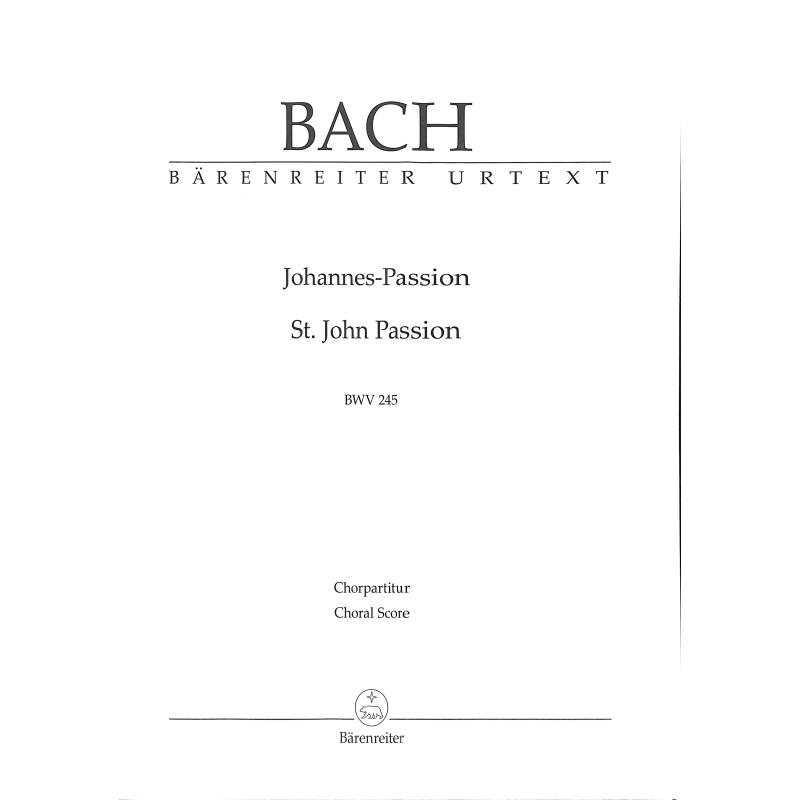 Titelbild für BA 5037-91 - Johannes Passion BWV 245