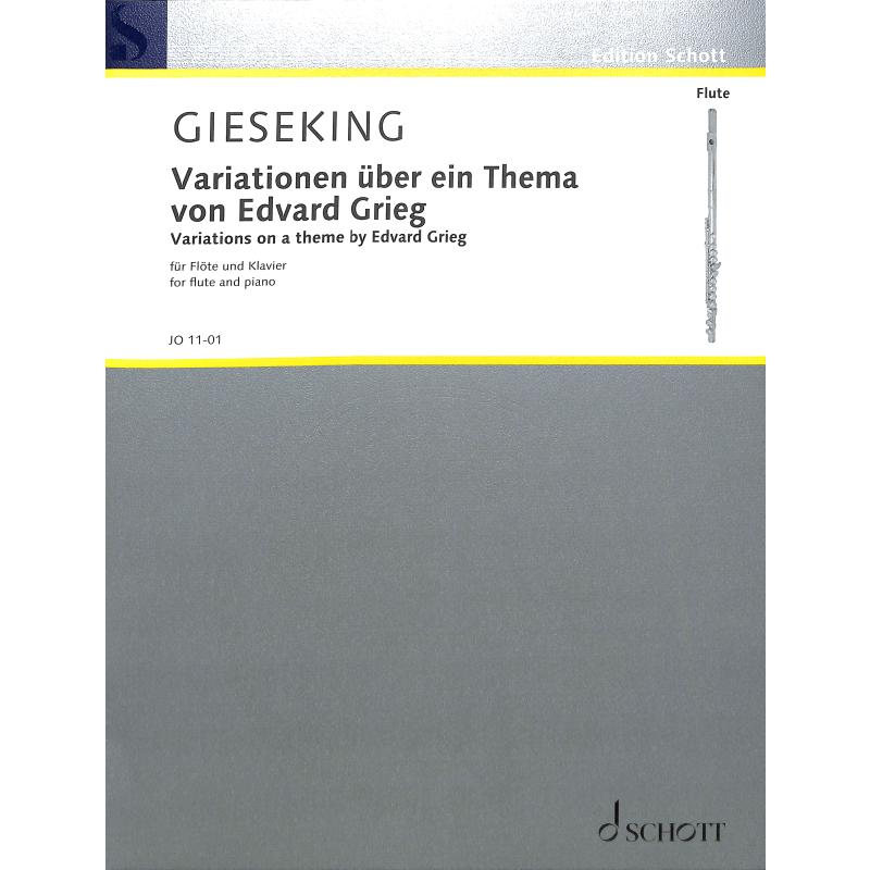 Titelbild für JO 11-01 - Variationen über ein Thema von Edvard Grieg