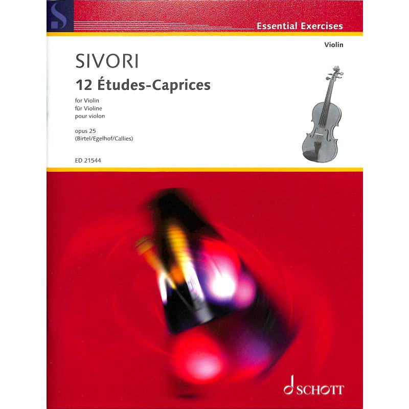 Titelbild für ED 21544 - 12 Etudes Caprices op 25