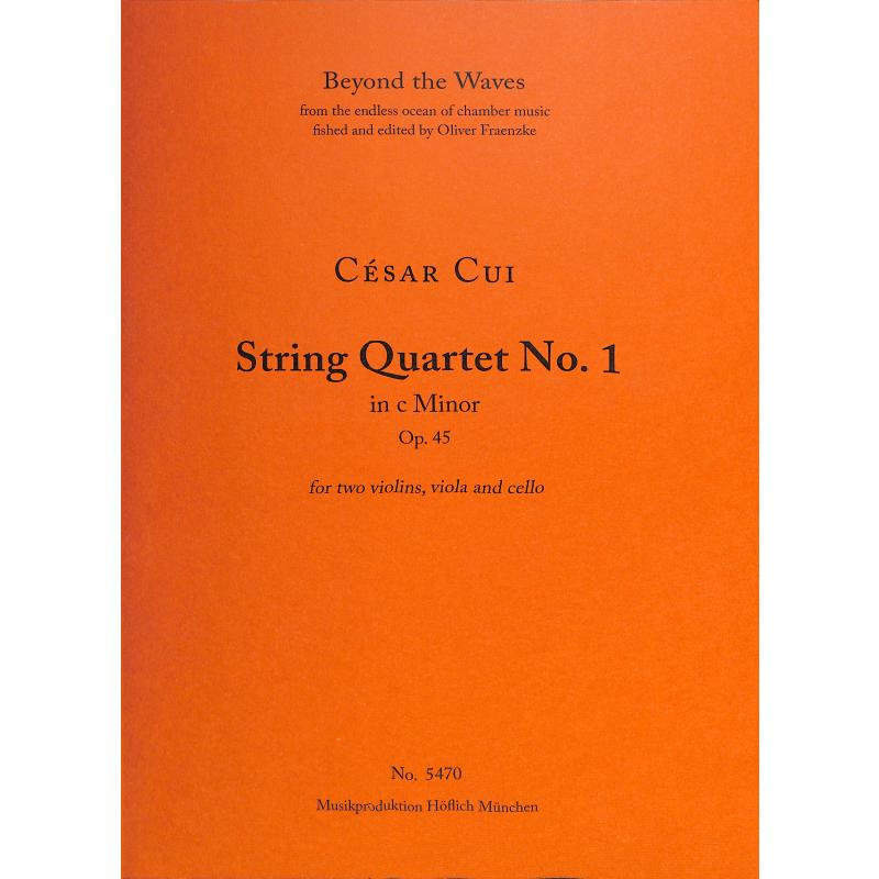 Titelbild für MPH 5470 - Quartett 1 c-moll op 45