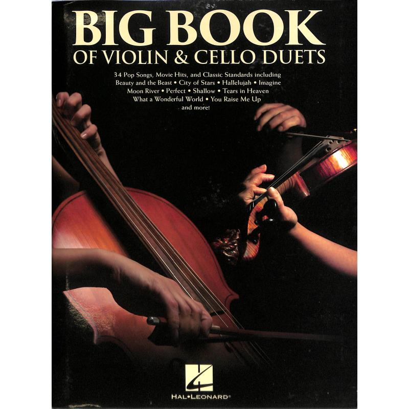 Titelbild für HL 368212 - Big book of violin + cello duets