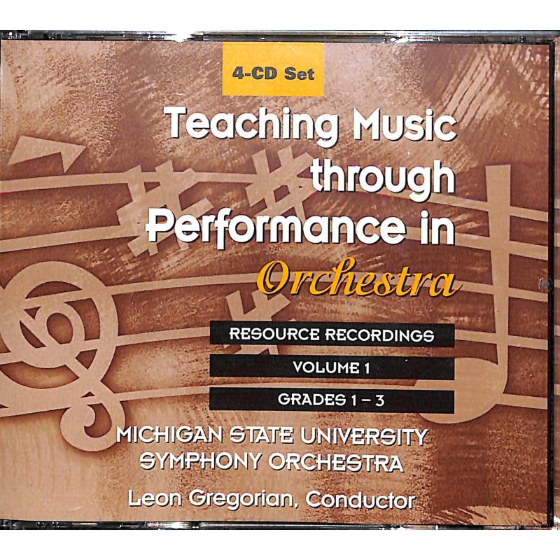 Titelbild für GIA -CD536 - Teaching music through performance in orchestra 1